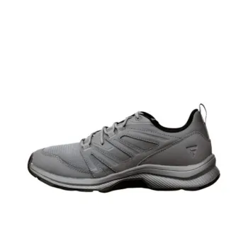 BATES Cushioning Anti-Slip And Wear-Resistant Low-Top Running Shoes Men's Gray