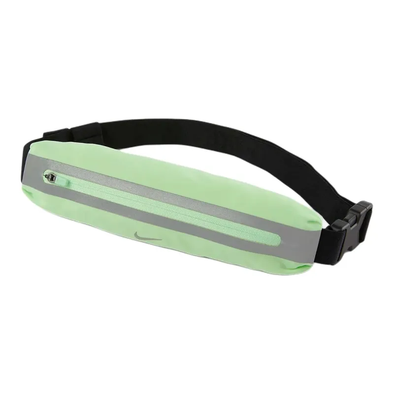 Nike Fabric Sling Bag, One Shoulder, Crossbody, Fanny Pack Regular Unisex Vapor Green & Black & Silver-0