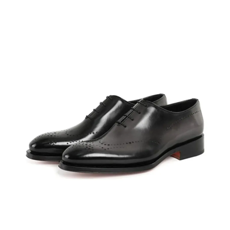 Santoni Lace-up Leather Brogues-2