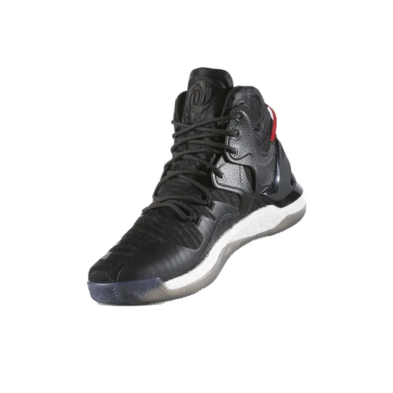 Adidas D Rose 7 Black Scarlet Red-2
