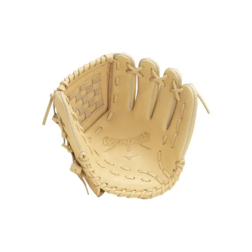 Mizuno Baseball Gloves Pitching Glove Top Grain Cow Leather Unisex Milk White