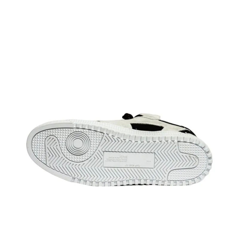 OFF WHITE C/O Virgil Abloh Men'S Black And White Off Court Low Sneakers-7
