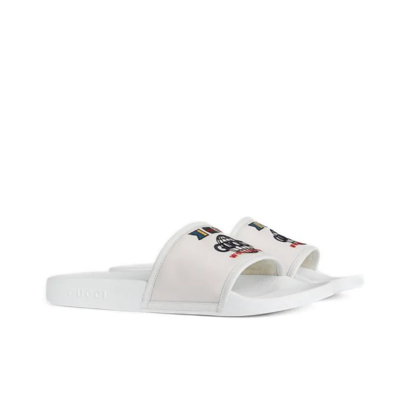 GUCCI Slide 'Worldwide Flag White'-1