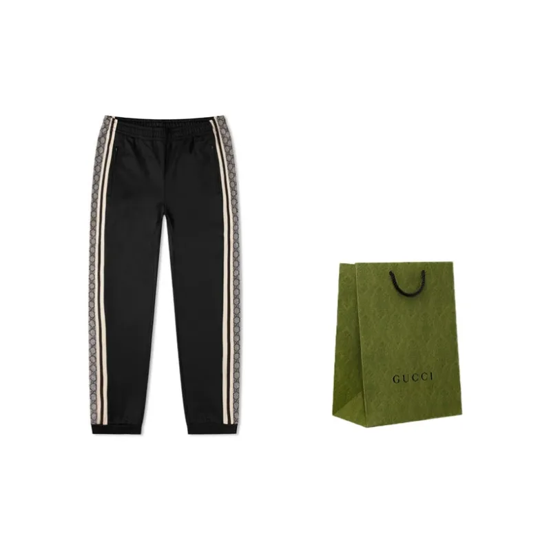 GUCCI Oversize Technical Jersey Jogging Pant-1