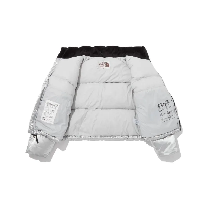THE NORTH FACE Nuptse Novelty Down Jacket Jackets & Coats Women's Silver-1