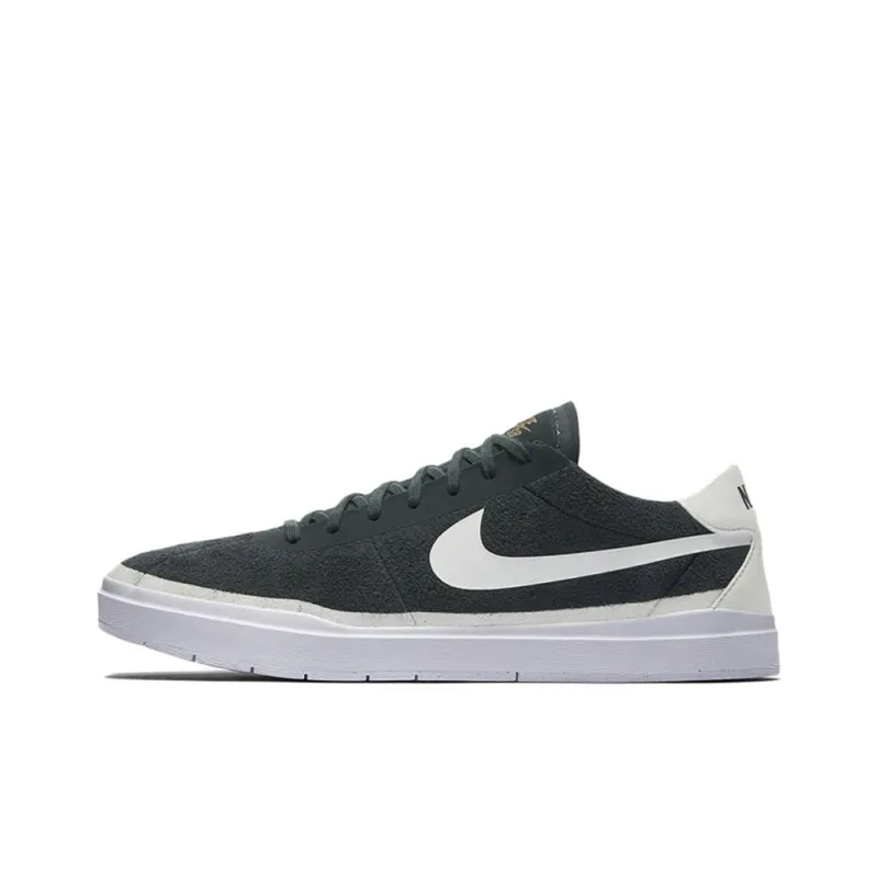 Nike SB Bruin Anti-Slip Wear-Resistant Low-Top Skateboard Shoes Men's Dark Green-0