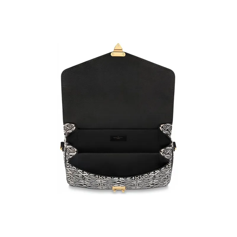 LOUIS VUITTON Pochette Metis Mm Since 1854 Jacquard Gray/Black-3