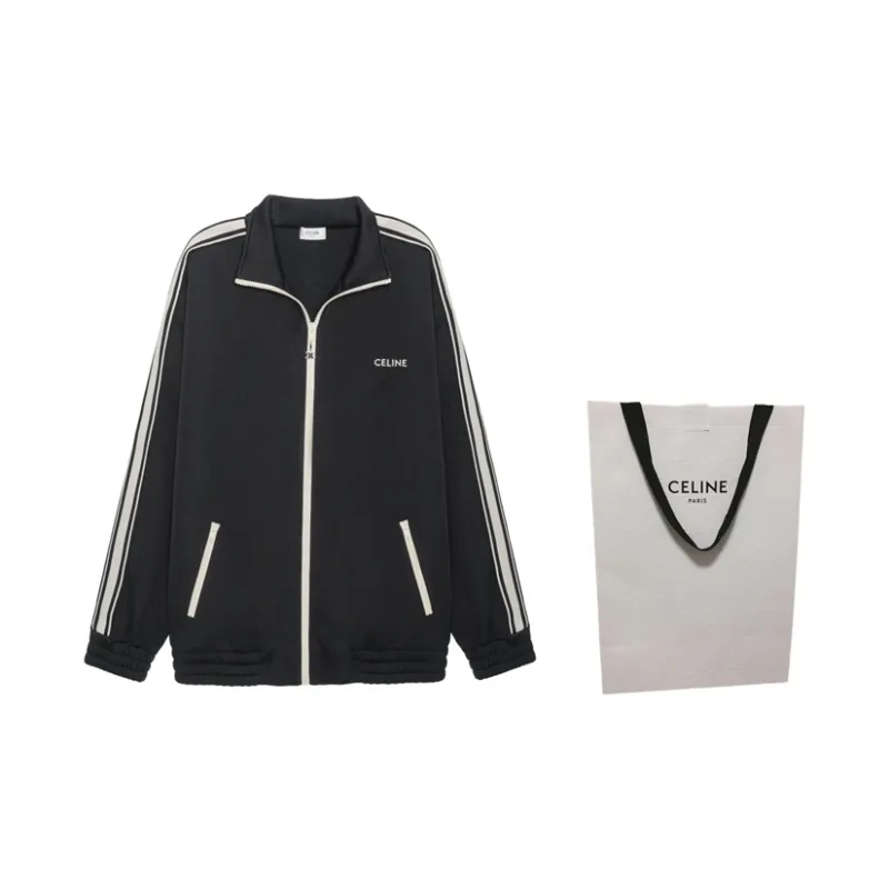 CELINE Sweatshirts Men Black-2