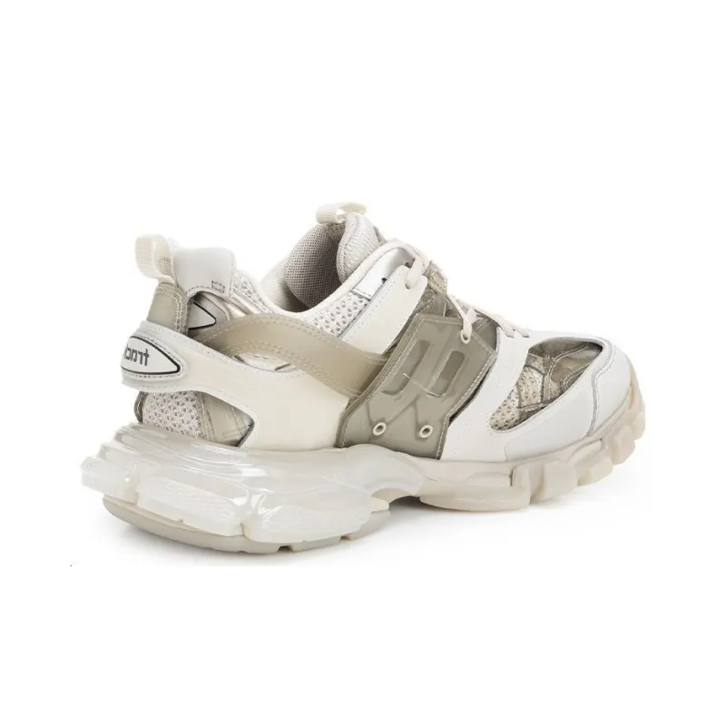 Balenciaga Track Sneaker 'Clear Sole Light Beige'-4