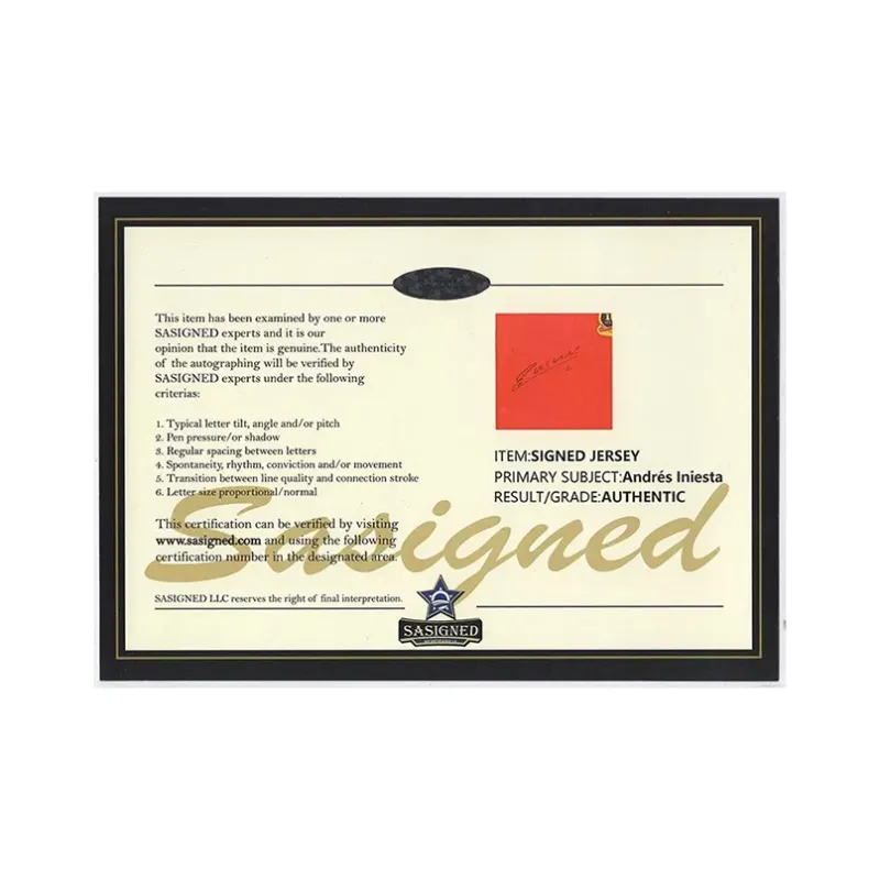 Yi Shot Football Jerseys SA Certificate Included Framed Collection-4