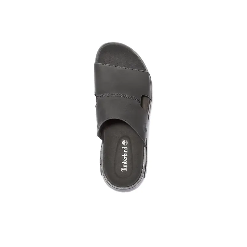 Timberland Rubber Sole Slide Slippers Men's Black-2