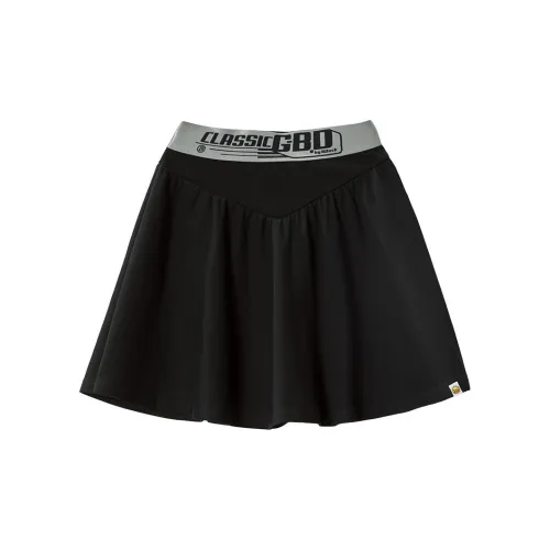 B.Duck Casual Short Skirts Women's Black