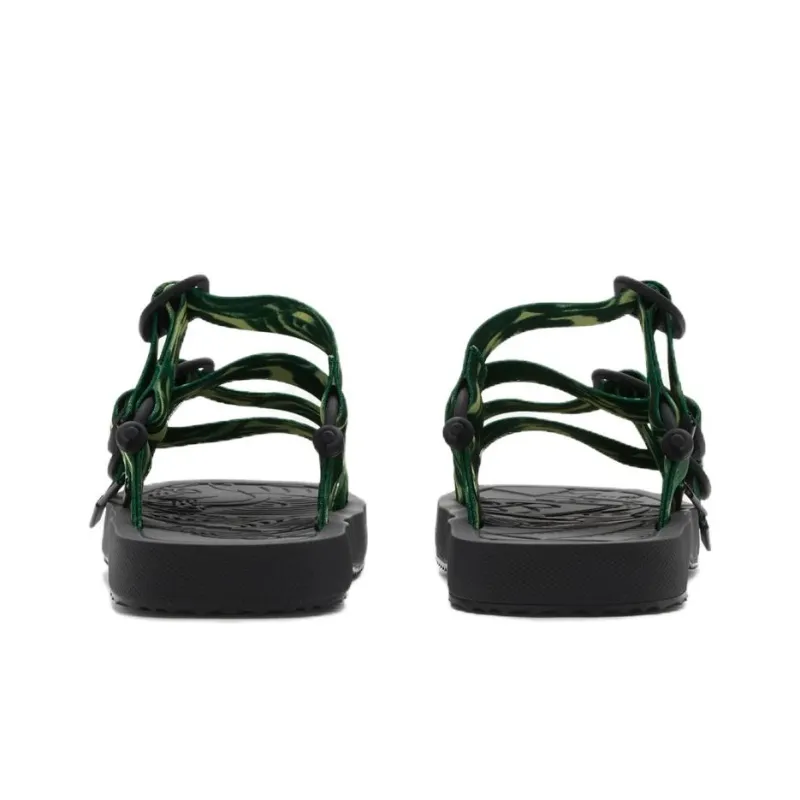 Burberry Slip Resistant Slide Slippers Men's Green-3