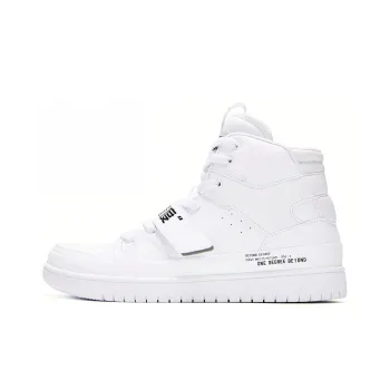 361° Coverage Warm Slip Resistant High Top Skateboard Shoes Men's White