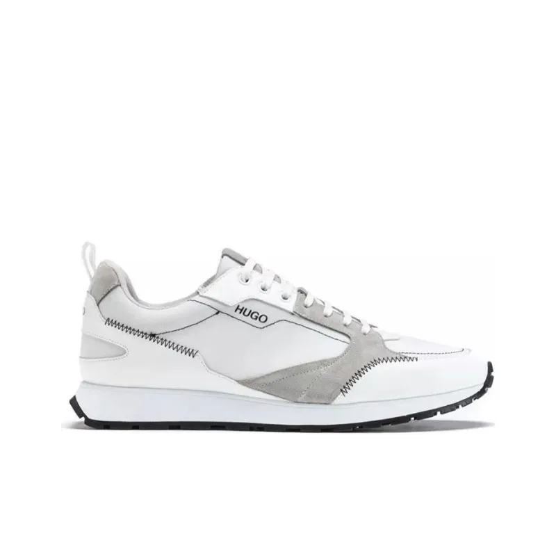 HUGO BOSS Wear-Resistant Coverage Low-Top Casual Shoes Men's White-1