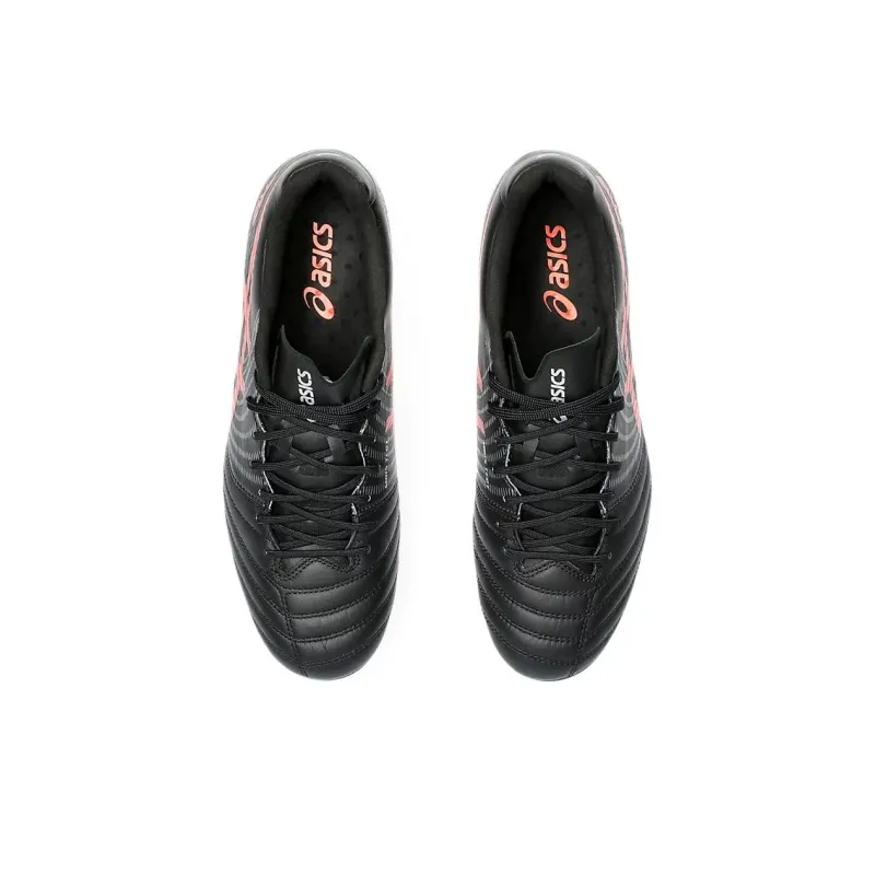 Asics DS Light X FLY Pro 2 IC/IN Slip Resistant Soccer Shoes Men's Black Red-4