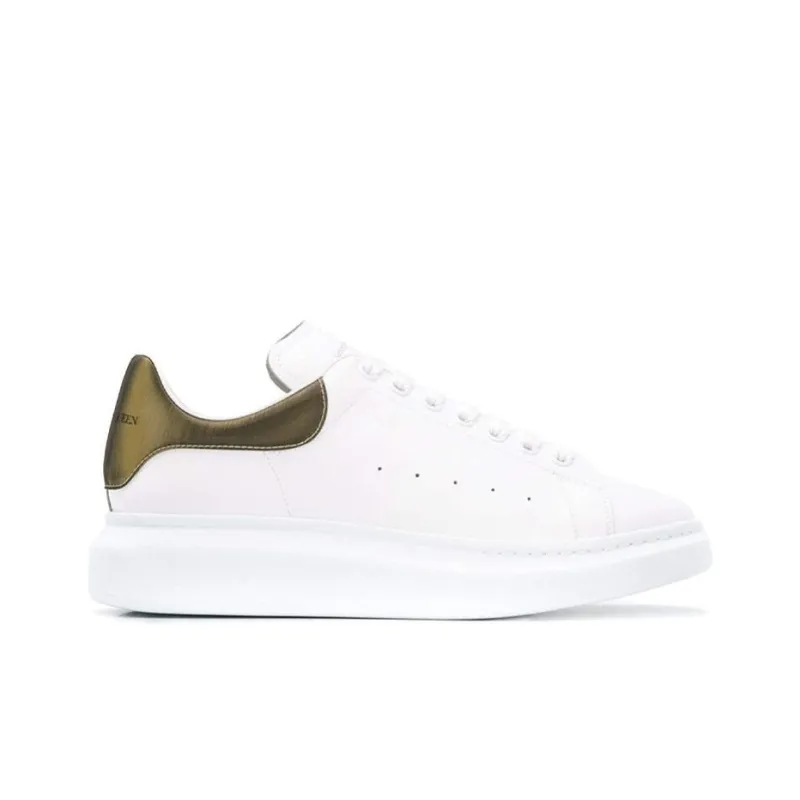 Alexander McQueen Oversized Contrast Metallic 'White'-1
