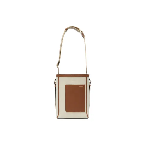 Valextra Mini Canvas Bucket Bag