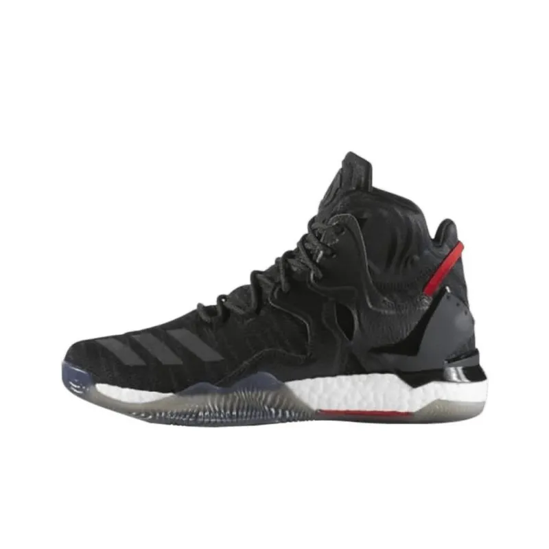 Adidas D Rose 7 Black Scarlet Red-1