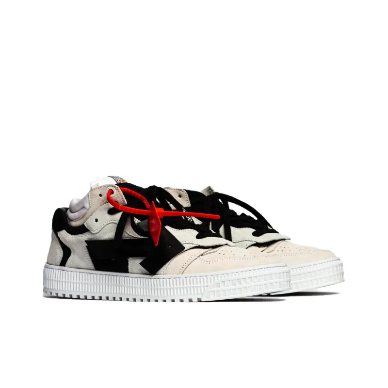 OFF WHITE C/O Virgil Abloh Men'S Black And White Off Court Low Sneakers-8
