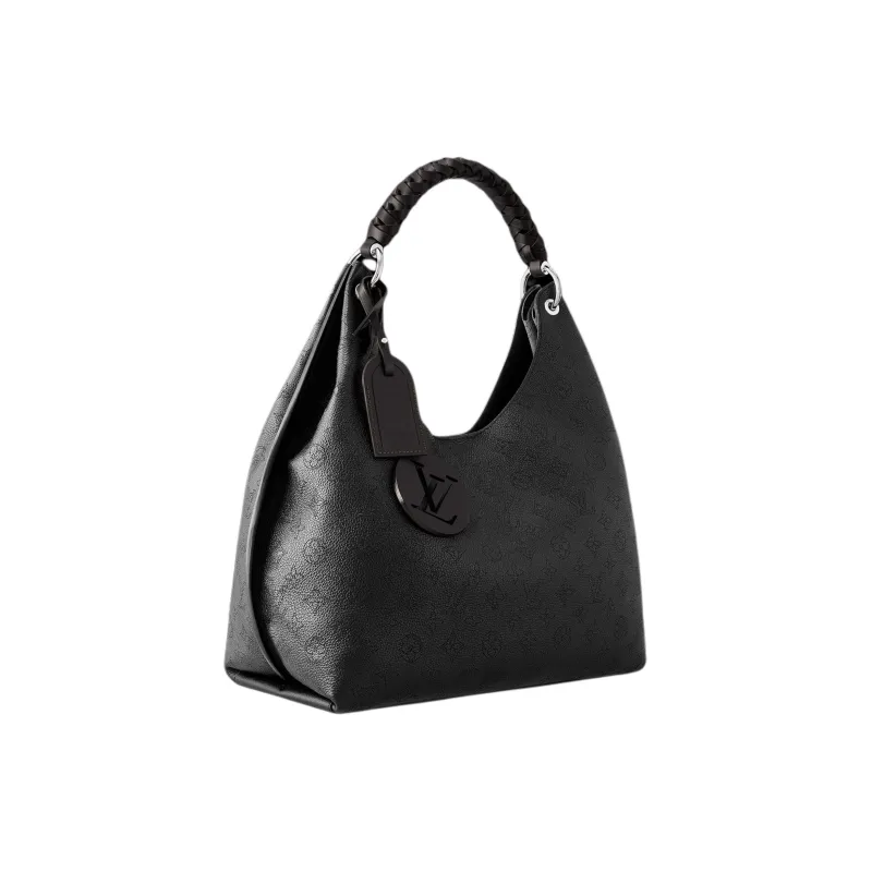 LOUIS VUITTON Carmel Mahina Hobo Bag Cream-1