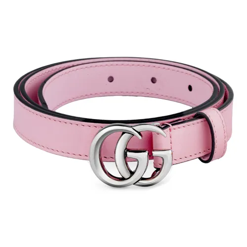 GUCCI Thin Belt Double G Buckle .8 Width