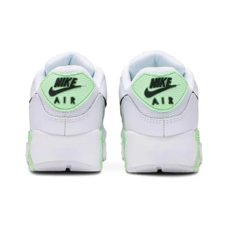 Nike Air Max 90 White Vapor Green Black Women's-2