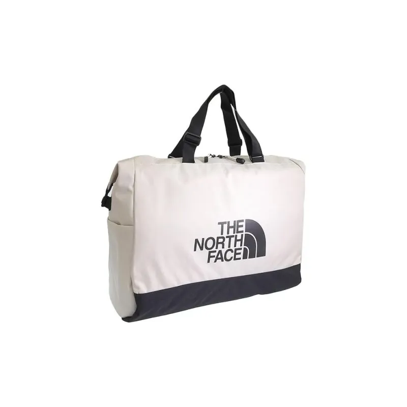 THE NORTH FACE Polyester Gym Bag Portable One Shoulder Travel Bag Regular Unisex Ecru-2