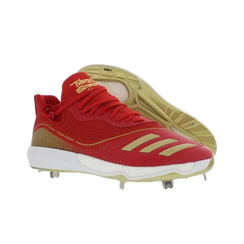 Adidas Icon V Cleat 'Red Gold Metallic'-3