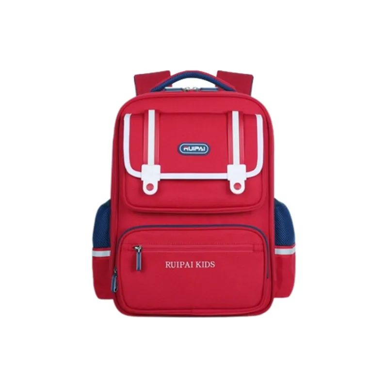 RUIPAI Polyester Student Bag Regular Kids' National Trend Red/Taro Purple/Sapphire Green-0