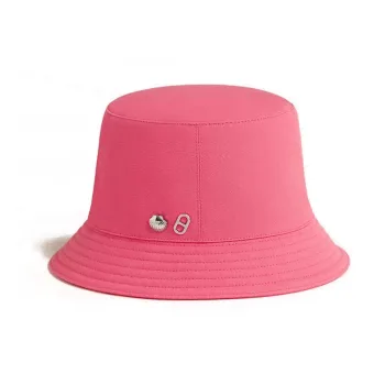 HERMES Cotton Bucket Hats Women's Camellia Pink