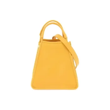 LONGCHAMP Le Foulonné Cow Leather Shoulder Bag, Crossbody Bag, Handbag Trumpets Women's Apricot
