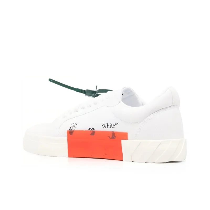 OFF WHITE Vulc Low Canvas White White Black-3