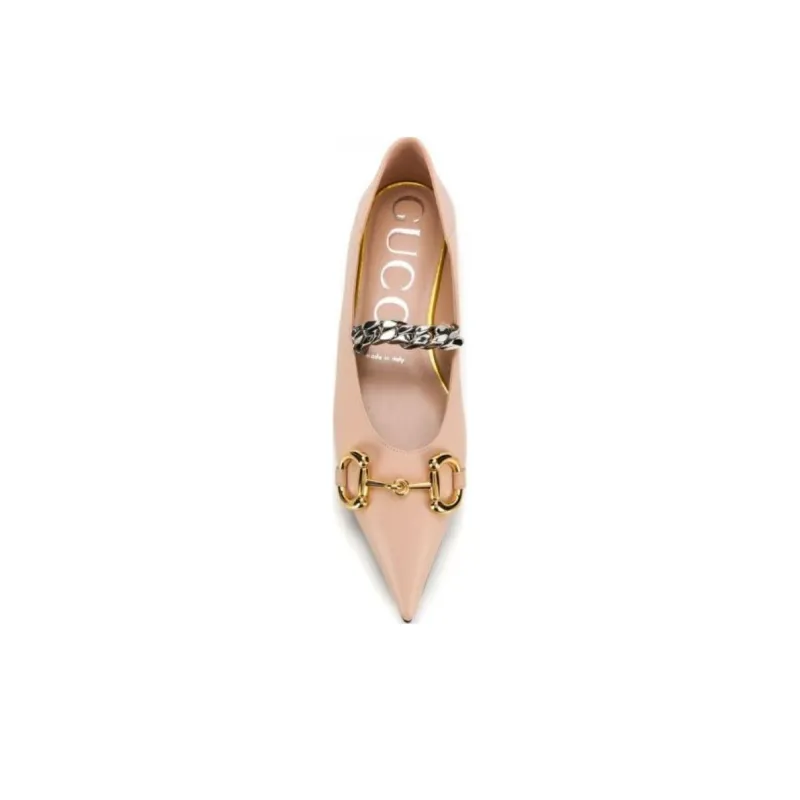 GUCCI Horsebit Women's Casual Shoes Women's Pink-3