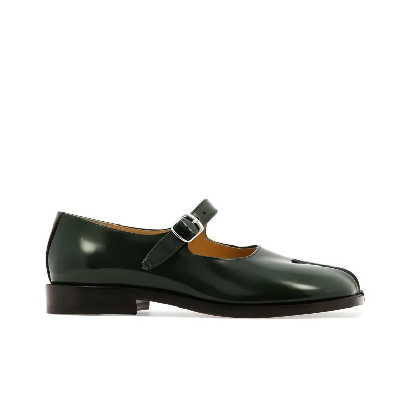 Maison Margiela Tabi Leather Mary Jane Shoes-1