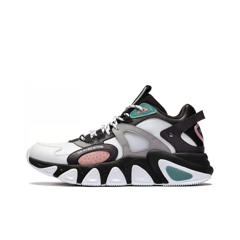 361° Chunky Sneakers Men Low Top Black/White/Gray-0
