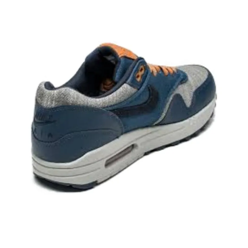 Nike Air Max 1 Twill Midnight Navy Grey-4