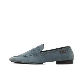 TOM FORD Berwick Loafers Men's Gray Blue