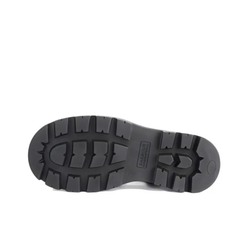 BARBOUR One Strap Sandals Women's Black-4
