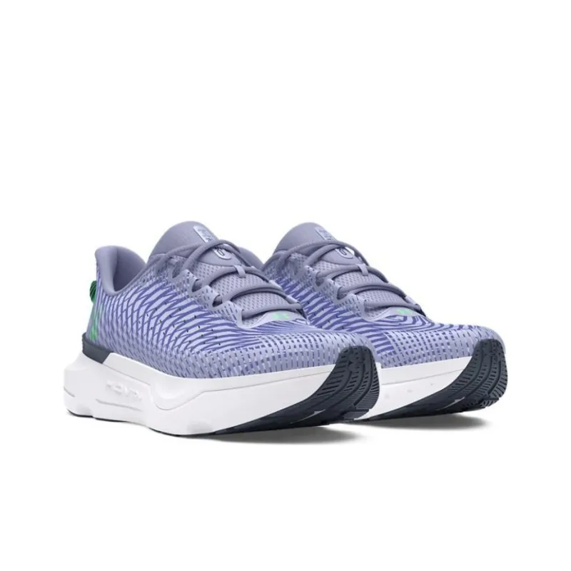 Under Armour Anti Slip Wear Resistant Low Top Sprint Running Shoes Women's Light Blue Purple-2
