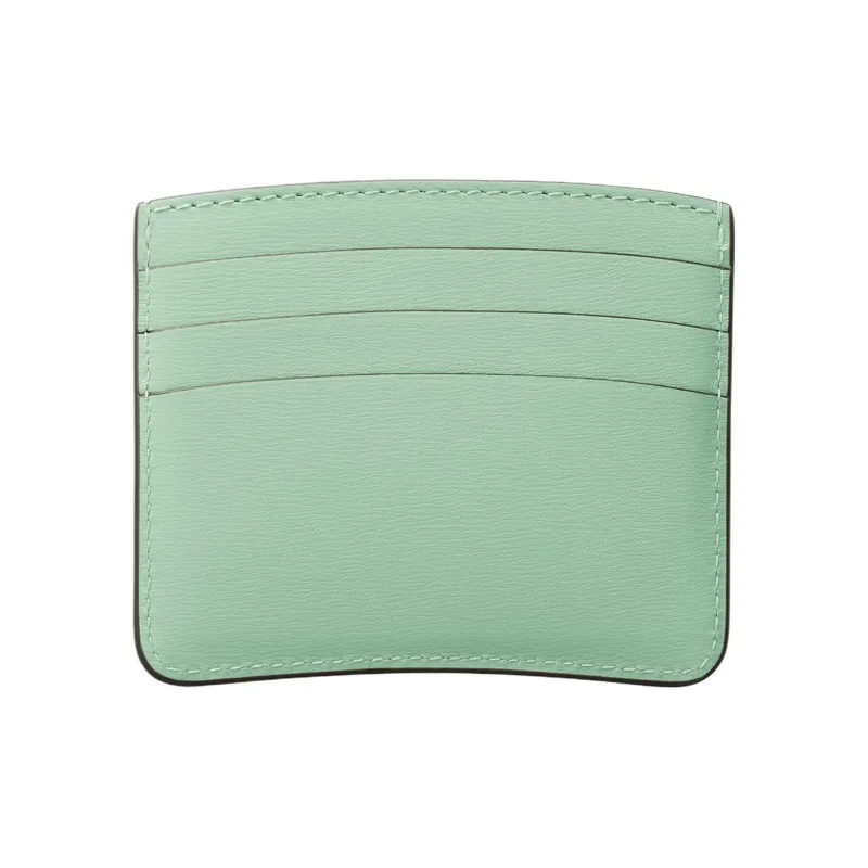 CARTIER Panthère De Cartier Calfskin Card Holder Women's Almond Green-1