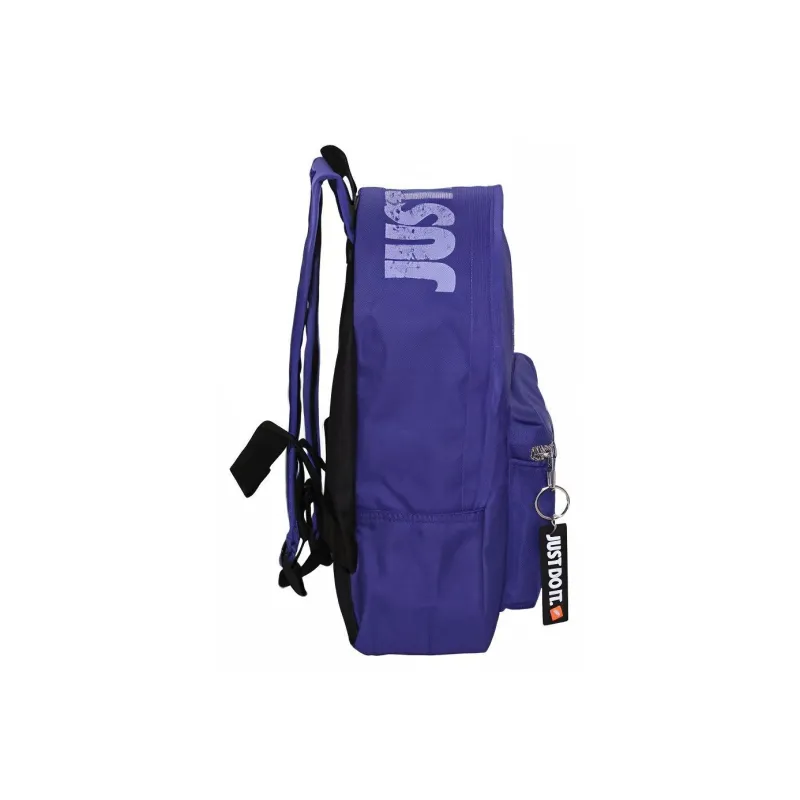 Nike Polyester Backpack Mini Unisex Silver Gray Purple-1