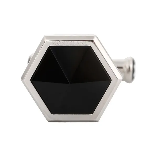 MONTBLANC Metal Cufflinks Unisex Black-0