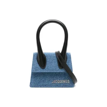 Jacquemus Logo Lettering Strapped Tote Bag
