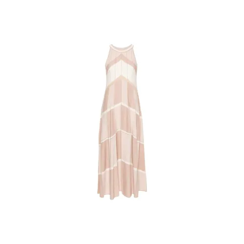 D.Exterior Sleeveless Dresses Women's Light Pink