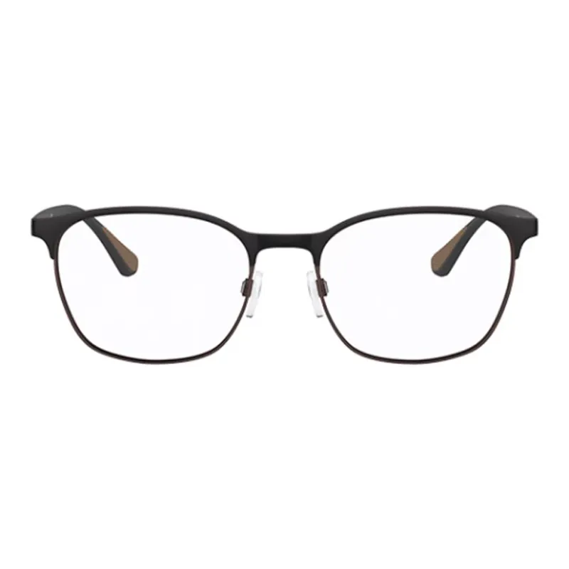 EMPORIO ARMANI Metal Oval Eyeglass Frames Unisex Black-1