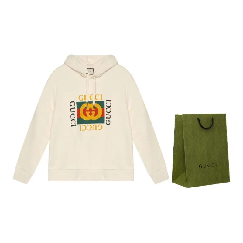 GUCCI Oversize Sweatshirt With GUCCI Logo-2