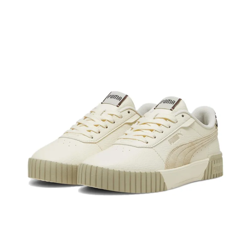 PUMA Carina 2.0 I Am The Drama Slip Resistant Low Top Skateboard Shoes Women's Beige-2