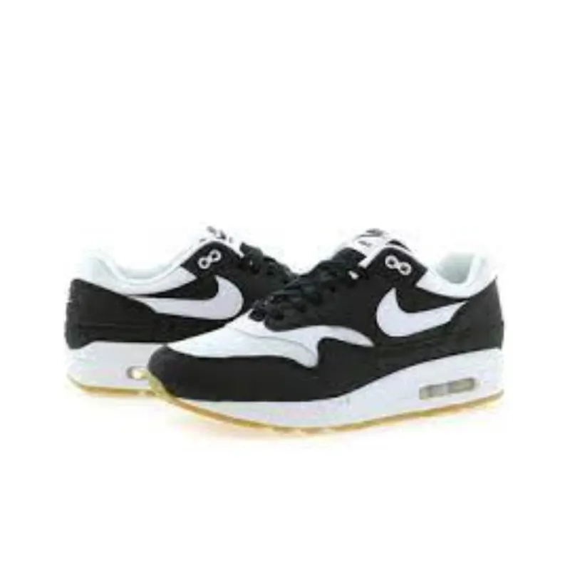 Nike Air Max 1 Black White Gum Women's-2