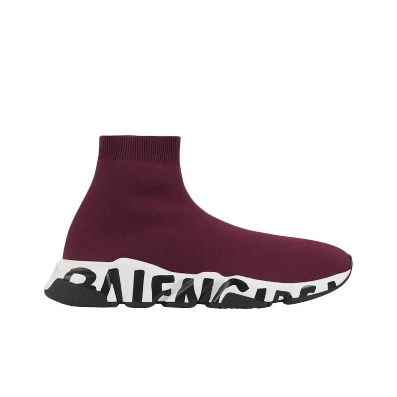 Balenciaga Speed Graffiti Purple Women's-1